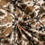 Tissu Voile de Coton indien Block print Indira floral sur fond Naturel