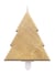 Bougie Sapin doré