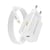 Mayaxess Chargeur Secteur pour iPhone XR 18W + Câble Lightning 1m Blanc