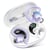Écouteurs Bluetooth Sans Fil LED Affichage Digital Longue Autonomie Blanc Violet 2 YONIS