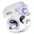 Écouteurs Bluetooth Sans Fil LED Affichage Digital Longue Autonomie Blanc Violet 2 YONIS