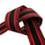 Bobine 15m sangle chinée 40mm Rouge et Noir