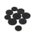 Bouton bio résine 4 trous noir