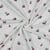 Tissu Double gaze de Coton Bio Capri petites cerises sur fond Blanc cassé