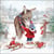 Lot de 4 serviettes en papier découpage collage 33 cm ANNE ENFANT NOEL NO 111