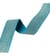 Elastique chevrons métalliques 32mm bleu canard au mètre