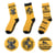 Harry Potter - Pack 3 paires de chaussettes Hufflepuff - Cinereplicas