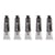 Lot de 5 Tubes Aluminium 18ml Peinture Acrylique Noir 800 PRIMO