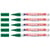 Lot de 5 marqueurs peinture permanents - EDDING - Vert - Pointe ronde 1-2 mm