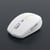 Souris Gaming Sans Fil Silencieuse 6 Boutons Dual Mode Rechargeable Blanc Blanc YONIS