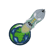 Écusson Fusée Terre pour trousse