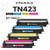 Pack de Cartouches de Toners Compatibles BROTHER TN423 Imprimantes DCP L8410CDW/HL L8260DW/HL L8360CDW/MFC L8690CDW/MFC L8900CDW