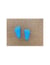 1 Paire de pied attaches parisiennes bleue