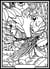 Tableau velours a colorier 2 Perroquets Sericolor