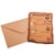 8 Invitations Pirate Noir/Or