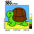 Kit canevas Soudan Tortue 20x20cm