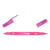 Feutre double pointe 0,8 et 0,3 mm TOMBOW TwinTone - Rose
