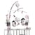 Mobile musical en polyester blanc