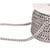 Bobine 15m chaîne aluminium 7mm argent