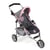 Petite poussette de jogging LOLA pour poupées gris bleu foncé