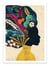 Affiche 30 x 40 cm - Afro Woman - Cats and Dotz by The Artcicle