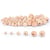 Set de perles en bois Vaessen Creative - Bois - 525 pièces