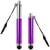 Avizar Stylet Retractable pour écran Tactile - Attache Jack 3.5 mm Violet
