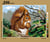 Canevas antique Lécureuil 40x50cm