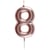 Bougie Rose Gold - Chiffre 8