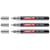 Lot de 3 marqueurs peinture - EDDING - Pointe ronde 1-2 mm - Argent