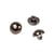 Lot de 3 boutons boule à queue 10mm gris foncé