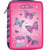 Trousse garnie Papillons Roses 21 CM - 2 compartiments