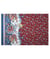 Tissu coton nappe placé marsanne de 160 cm de largeur marsannegrenat vendu par 50 cm