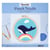 Figured'Art Punch Needle Kit Complet pour Adultes et Enfants - La Baleine bleue - Parfait pour Débutant. Set prêt à broder taille 20x20cm avec cadre circulaire