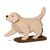 Chien Golden Retriever qui lève la patte beige Taille standard | JEKCA | 14 ans et +
