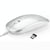 Souris Bluetooth Sans Fil Rechargeable Ultra Fine et Silencieuse Or Argent YONIS