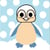 LUC - Kit canevas Soudan Pinguin 20x20cm