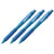 Le lot de 3 stylos bille rétractable PENTEL WOW BK440 - Bleu - Pointe 1 mm