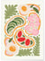 Affiche Tartines Gourmandes | A3 : 29,7x42cm