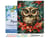 Peinture par Numéro Figured'Art avec Cadre - Chouette de Noël - Kit de Loisir Créatif DIY Numéro d'Art Complet - 40x50cm toile tendue sur châssis