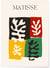 Affiche Matisse 'Collage Nature' – Patchwork artistique | A3 : 29,7x42cm