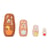 Poupees russes Famille d ours - Smallfoot - Orange