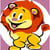 LUC - Kit canevas Soudan Lion 20x20cm