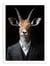 Affiche 30 x 40 cm - Antelope Wild Suits - Philippe Hugonnard