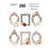 Planche de stickers couleur embelissement Fabrika Decoru MIRACLE FLOWERS 285