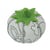 Tomates porte épingles imprimé gris  8cm