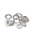 Boîtes de 15 Œillets avec Rondelles 14 mm - Prym Blanc