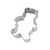 Nonnette ourson - inox - 105 x 75 x 30 mm