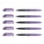 Lot de 5 surligneurs effaçables PILOT FRIXION Light pointe biseau 3,8 mm - Violet