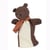 Marionnette ours – coton double gaze - Egmont Toys - Marron